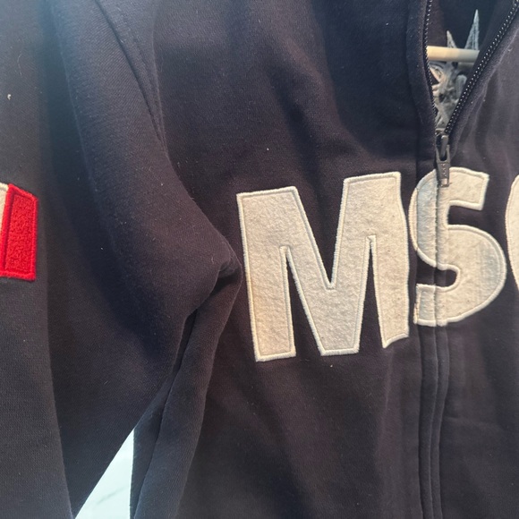 MSC Italy 🇮🇹 Navy Blue Zipper Jacket Size 8, soft cotton! 🇮🇹 - Picture 4 of 5